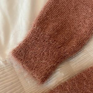 Soft one shoulder sweater dress